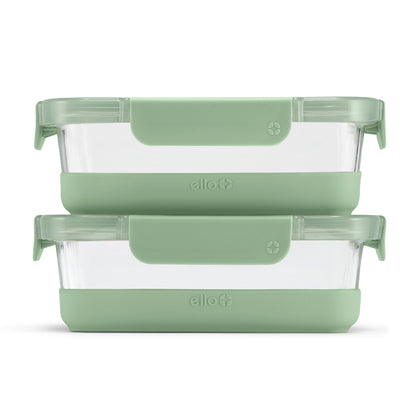 Ello Duraglass Refresh™ Meal Prep Containers, Set of 2