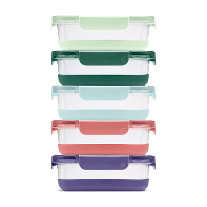Ello Duraglass Refresh™ Meal Prep Containers, Set of 5