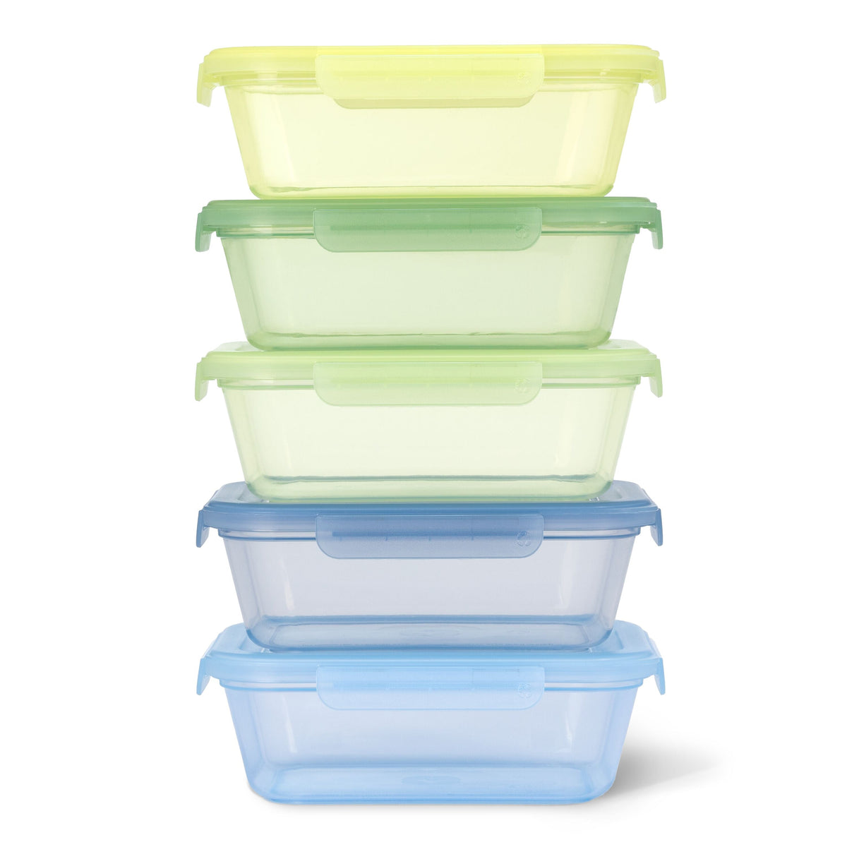 Snap & Nest Meal Prep Containers, Set of 5